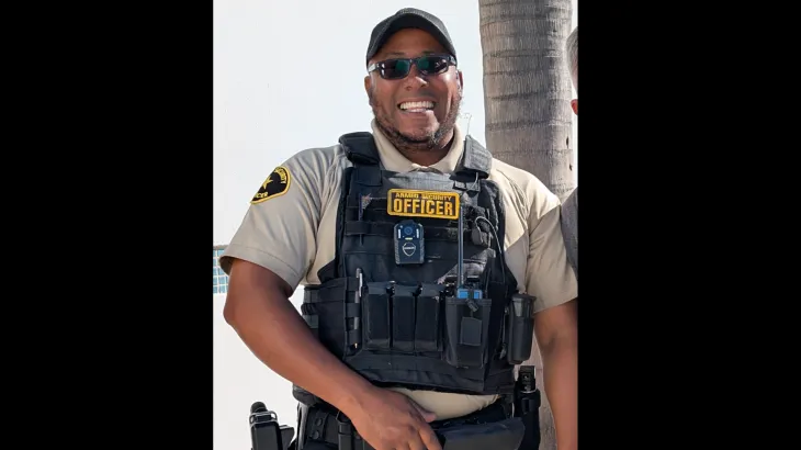 Amin Abdullah San Diego mosque shooting hero security guard 2026