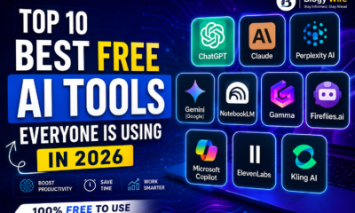 Best Free AI Tools Everyone Is Using in 2026 including ChatGPT, Claude, Gemini, Perplexity, and NotebookLM